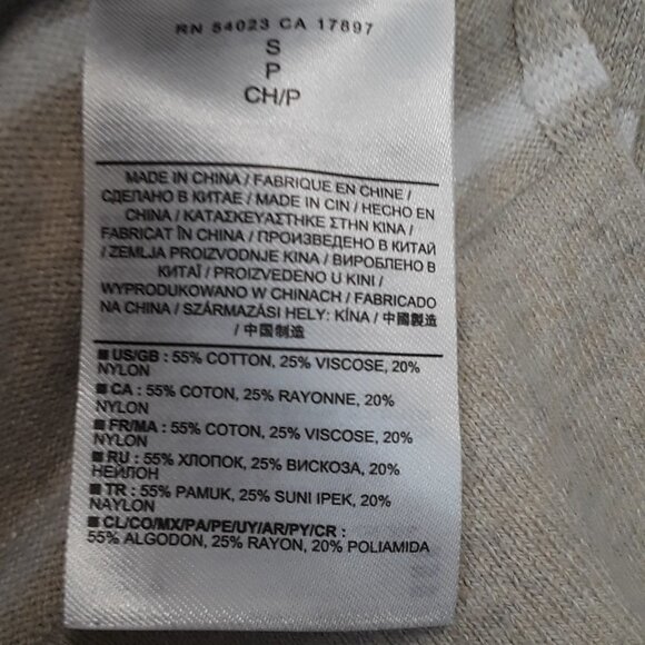 BANANA Republic Pink Tan Stripe Color Block Top - Picture 5 of 8